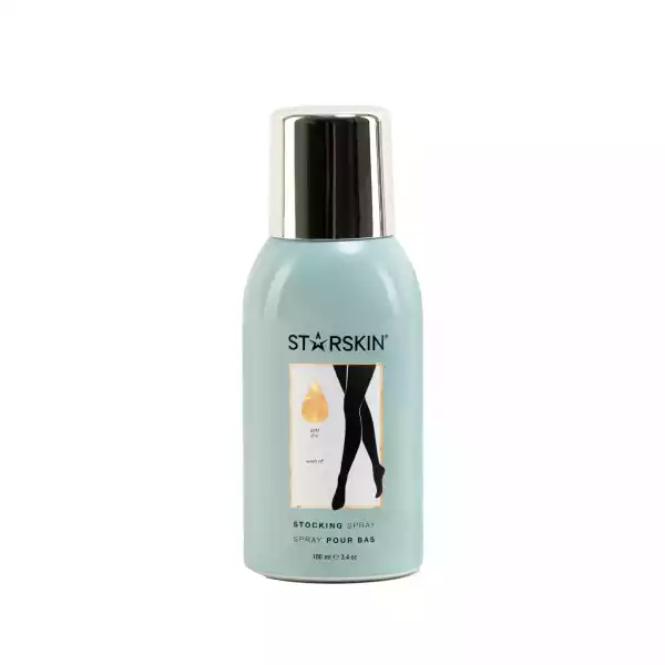 Eine Flasche Starskin Strumpfspray, 100 ml, auf weißem Hintergrund.