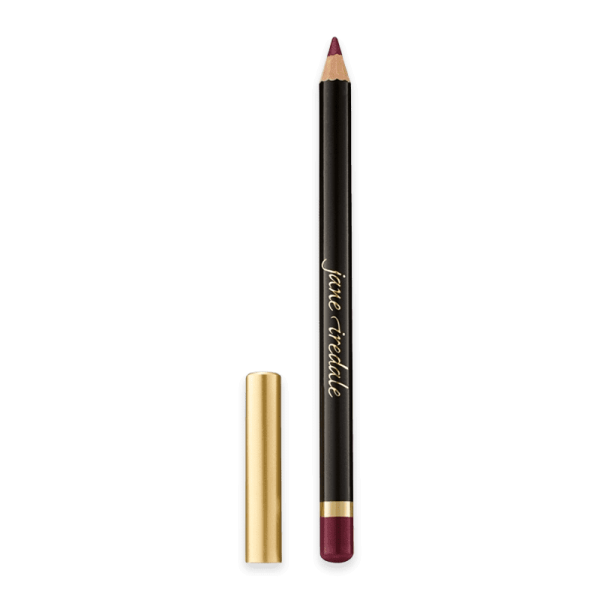 Jane Iredale Lip Pencil in Berry mit abgenommener goldener Kappe.