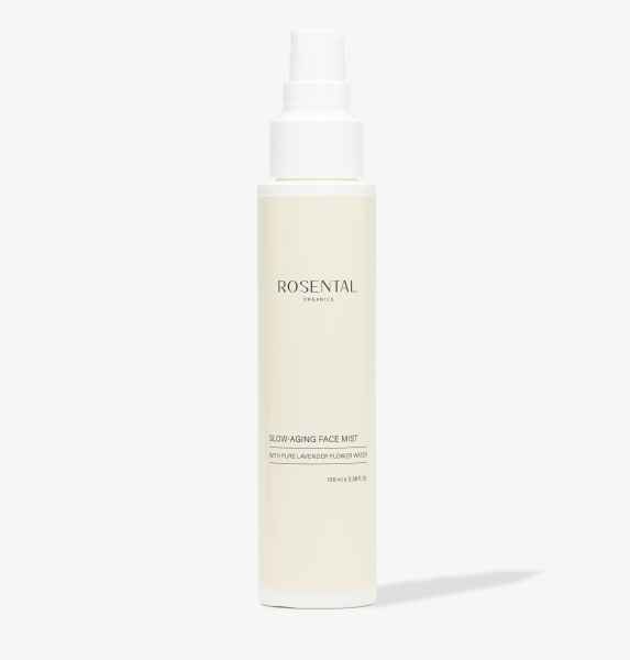 Flasche des Rosental Organics Slow-Aging Face Mist mit Lavendelblütenwasser, 100 ml.