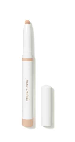 Jane Iredale ColorLuxe Lidschattenstift in Alabaster, geöffnet mit abgenommenem Deckel.